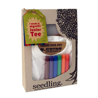 SEEDLING PAKKET - MAAK JE EIGEN JUNIOR T-SHIRT 1-2 JAAR (2st.)
