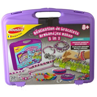 JOUSTRA MEGA ARMBANDJES MAKEN KOFFER 3 IN 1 (2st.)