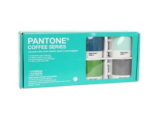 PANTONE - ESPRESSO KOPJES EN SCHOTEL SET VAN 4 (1set.)