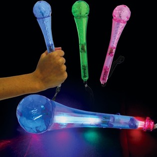 LICHTGEVENDE SPEELGOED MICROFOON (12st.)