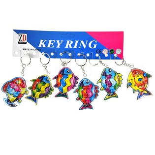 GEDULDSPEL SLEUTELHANGER - MODEL: VIS (12st.)