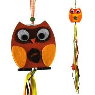 DECORATIE HANGER - MODEL: HOUTEN UIL (8st.)