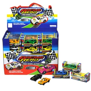 DIE CAST SPEELGOED AUTO IN DISPLAY (60st.)