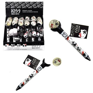 HELLO KITTY - 2 IN 1 STUITERBAL & BALPEN - ZWART (24st.)
