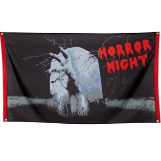 GROTE HORROR NIGHT BANNER 150 x 90 CM. (7st.)