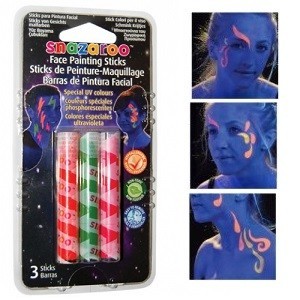 SNAZAROO - SPECIAAL UV KLEUR GEZICHTSVERF (6st.)