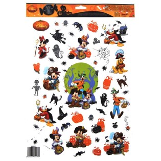 DISNEY HALLOWEEN RAAMSTICKERS (12st.)