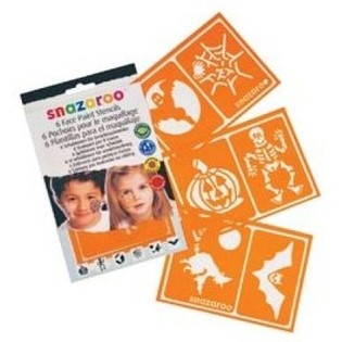 SNAZAROO - 6 SJABLONEN VOOR SCHMINK (12st.)