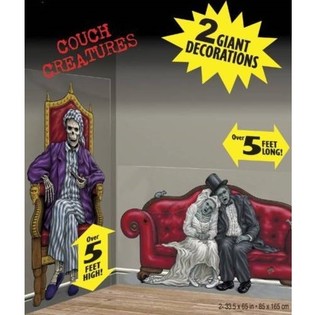 MEGA HORROR MUUR DECORATIE (9st.)