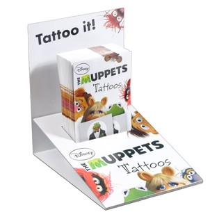 2-DELIGE DISNEY TATTOO'S IN DISPLAY - MODEL: MUPPETS (50st.)