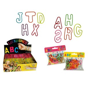***SPOTGOEDKOOP*** LUCKY BANDS ARMBANDJES VOOR KINDEREN - MODEL: LETTERS (24st.)