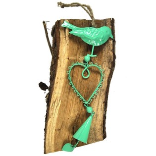 DECORATIE HANGER - MODEL: VOGEL OP HART (6st.)