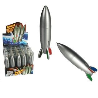ROCKET BALPEN MET 4 KLEUREN IN DISPLAY (25st.)