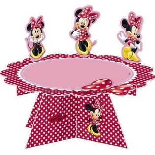 DISNEY MINNIE MOUSE TAARTSTANDAARD (2st.)