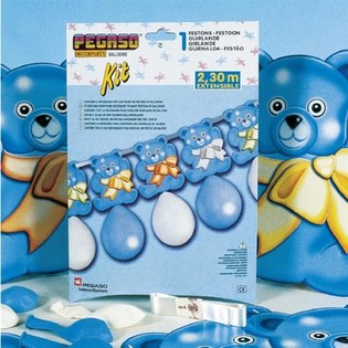 GROTE BALLONNENSLINGER 2.3 METER - BLAUW (5st.)