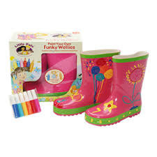 FUNKY WELLIES - KLEUR JE EIGEN LAARZEN - ROZE / MAAT: 28