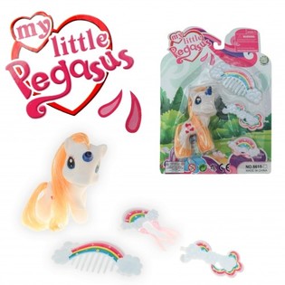 MY LITTLE PEGASUS EENHOORN OP KAART (24st.)