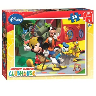 JUMBO DISNEY PUZZEL MICKEY MOUSE CLUBHOUSE OP REIS 35 STUKJES (3st.)