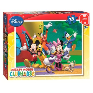 JUMBO DISNEY PUZZEL MICKEY MOUSE CLUBHOUSE GROEPSFOTO 35 STUKJES (5st.)