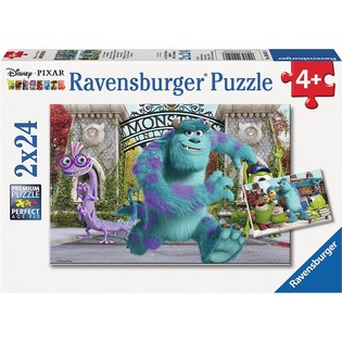 DISNEY PIXAR 2-DELIGE MONSTER UNIVERSITY PUZZELS (4st.)