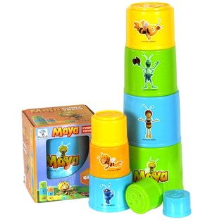 MAYA DE BIJ FUNNY TOWER BLOKKENTOREN (6st.)