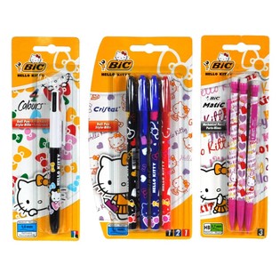 ASSORTIE HELLO KITTY BIC PENNEN OP KAART (12st.)