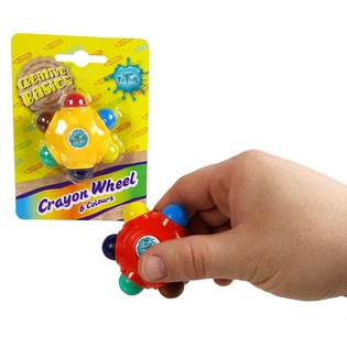 ***GADGET*** MULTI COLOR KRIJTWIEL OP KAART (24st.)