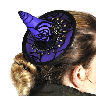 KLEINE HEKSENHOED HAAR CLIP (6st.)