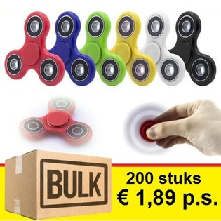 ***BULK AANBIEDING*** FIDGET SPINNERS / HAND SPINNERS ***RAGE 2017*** (200st.)