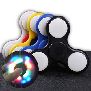 LED FIDGET SPINNERS MET VERLICHTING ***RAGE 2017*** (17stuks verlichting.)