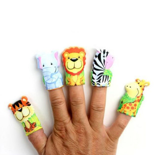 MIX VINGERPOP DIEREN FIGUREN (48st.)