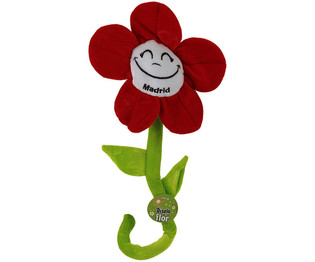 GROTE PLUCHE BLOEM, 60 Cm - MADRID (27st.)
