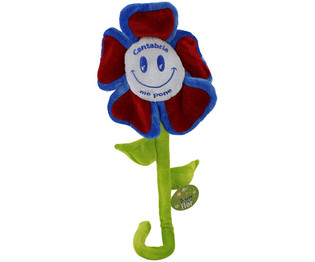 GROTE PLUCHE BLOEM, 60 Cm - ME PONE (27st.)
