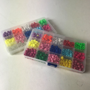 KRALENSET IN OPBERGDOOS - MIX KLEUREN (12st.)