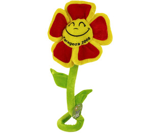 GROTE PLUCHE BLOEM, 60 Cm - ZARAGOZA (27st.)