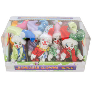 PORCELEINE CLOWN IN DISPLAY (12st.)