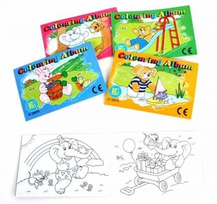 MIX SOORTEN KLEINE KLEURBOEKEN (48st.)