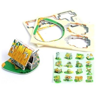 KLEINE 3D PUZZEL - HUIS (48st.)