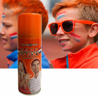 ORANJE HAAR SPRAY, UITWASBAAR (24st.)