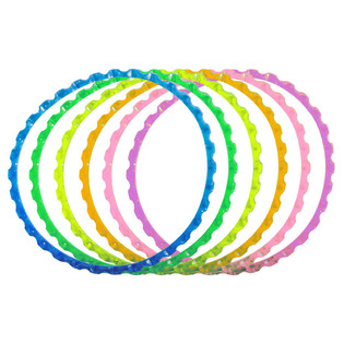 6 Stuks UITDEEL RIBBEL ARMBANDJES MET FELLE KLEUREN (12st.)