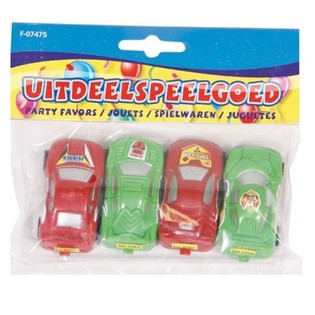 4 Stuks UITDEEL AUTO&rsquo;s (12st.) 