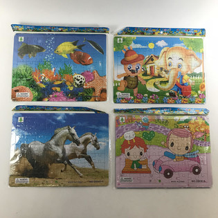 MIX PUZZELS, Bestaande uit: 63 stukjes (24st.)