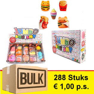 ***BULK AANBIEDING*** JUMBO SQUISNY in DISPLAY (288St.) - RAGE 2018 !