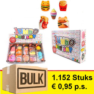 ***MEGA BULK ***AANBIEDING*** - JUMBO SQUISNY in DISPLAY (1.152St.) - RAGE 2018 ! 