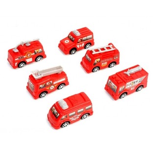 PULL BACK BRANDWEER EN AMBULANCE VOERTUIGEN (24st.)