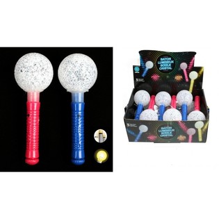 LICHTGEVENDE LED BAL STAVEN IN DISPLAY (12st.)
