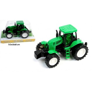FRICTIE TRACTOR OP BLISTER KAART,  14 CM. LANG (12st.)