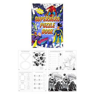 SUPER HERO PUZZEL BOEK (48st.)