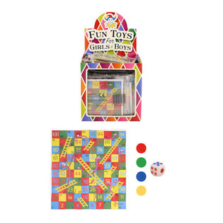 SNAKE & LADERS SPEL IN DISPLAY (72st.)