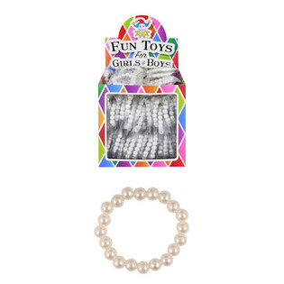 PAREL WITTE KINDER ARMBANDEN IN DISPLAY (120st.)